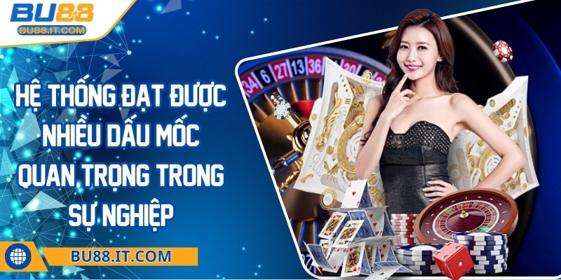 bu88 - Trang Chủ Hệ thống đạt được nhiều dấu mốc quan trọng trong sự nghiệp