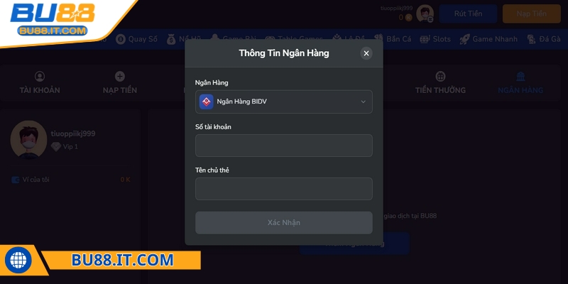 Cách liên kết tài khoản với ngân hàng BU88 Tối đa hoá trải nghiệm nếu nắm vững thông tin quan trọng